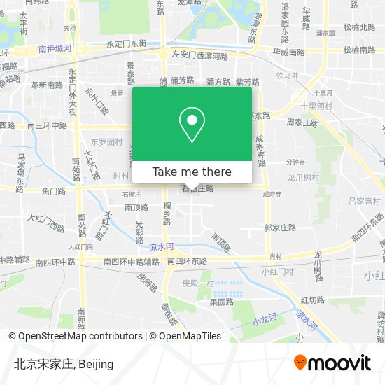 北京宋家庄 map