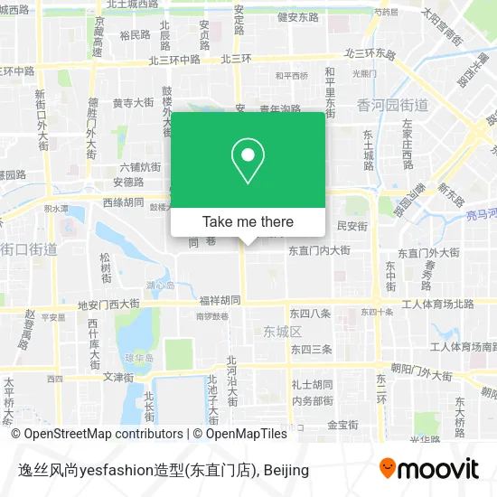 逸丝风尚yesfashion造型(东直门店) map