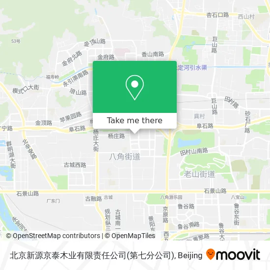 北京新源京泰木业有限责任公司(第七分公司) map