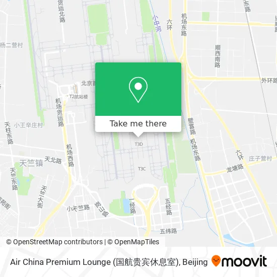 Air China Premium Lounge (国航贵宾休息室) map