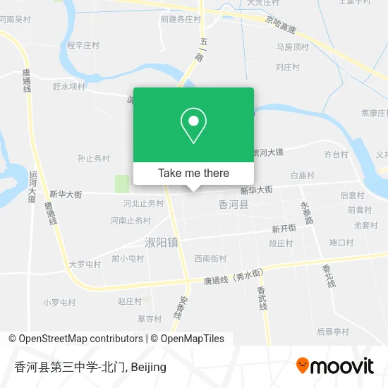 香河县第三中学-北门 map