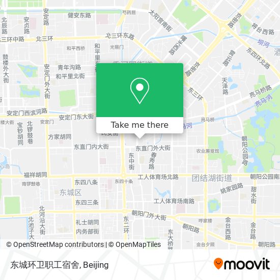 东城环卫职工宿舍 map