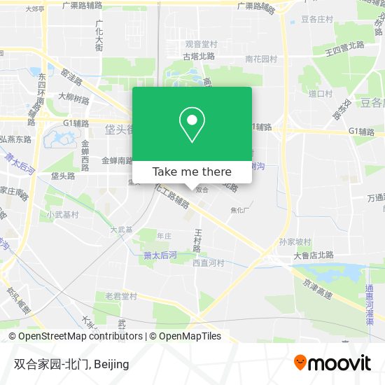 双合家园-北门 map