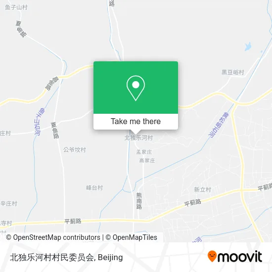 北独乐河村村民委员会 map