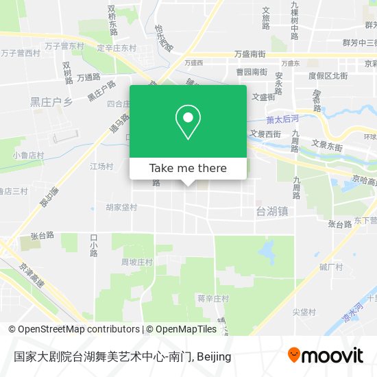 国家大剧院台湖舞美艺术中心-南门 map