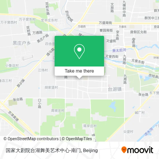 国家大剧院台湖舞美艺术中心-南门 map