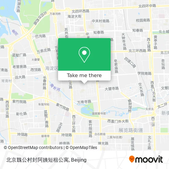 北京魏公村封阿姨短租公寓 map