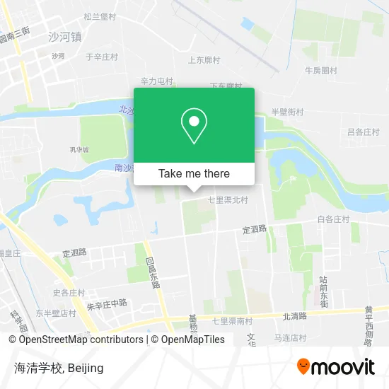 海清学校 map