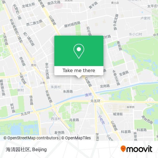 海清园社区 map