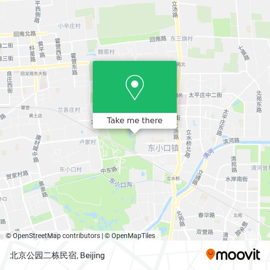 北京公园二栋民宿 map