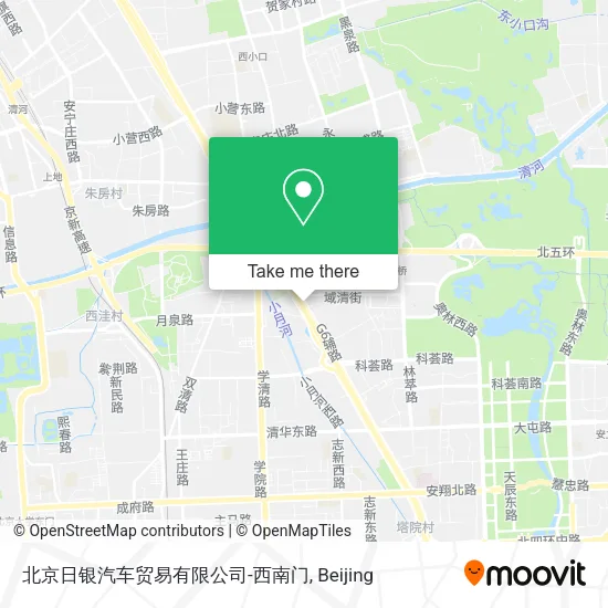 北京日银汽车贸易有限公司-西南门 map