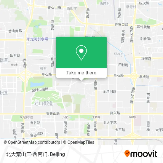 北大荒山庄-西南门 map