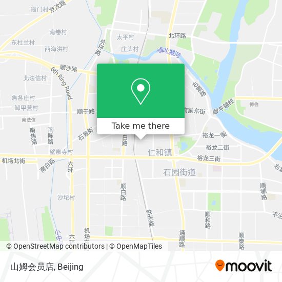 山姆会员店 map