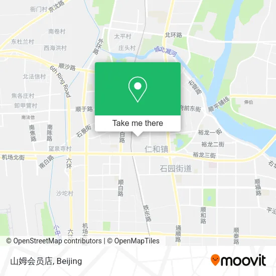 山姆会员店 map