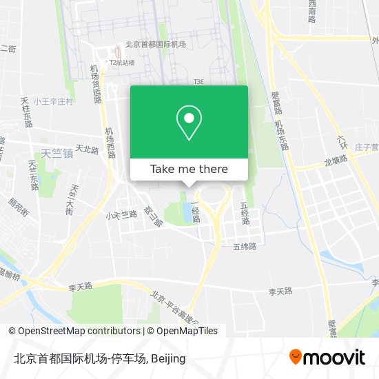 北京首都国际机场-停车场 map