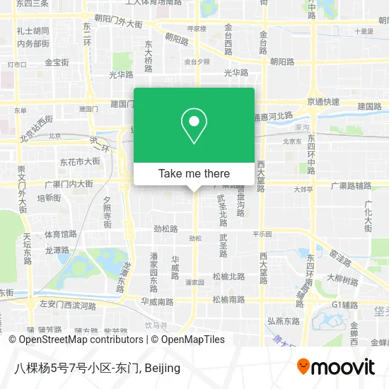 八棵杨5号7号小区-东门 map