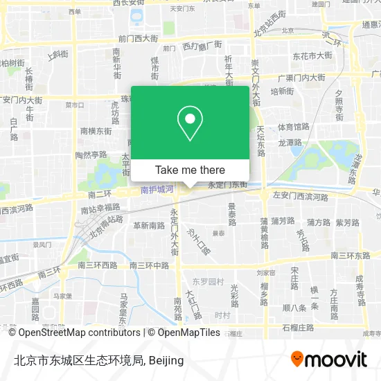 北京市东城区生态环境局 map