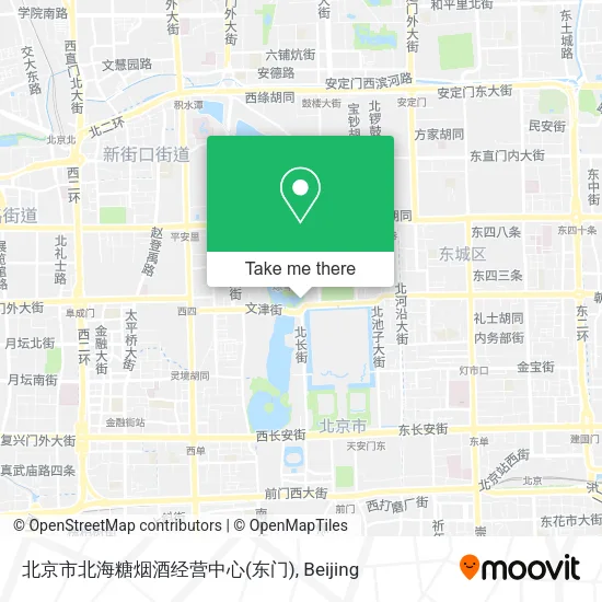 北京市北海糖烟酒经营中心(东门) map