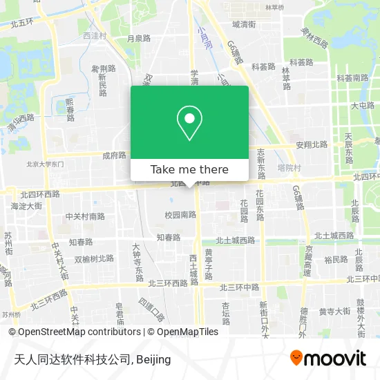 天人同达软件科技公司 map