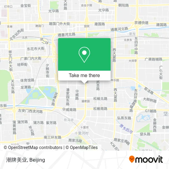 潮牌美业 map
