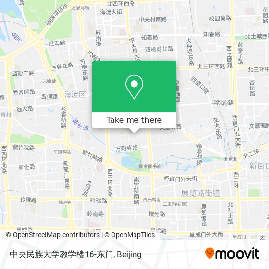 中央民族大学教学楼16-东门 map