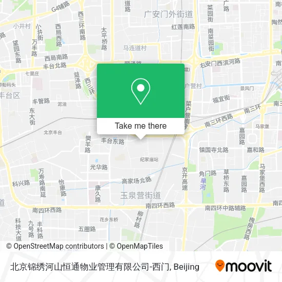 北京锦绣河山恒通物业管理有限公司-西门 map
