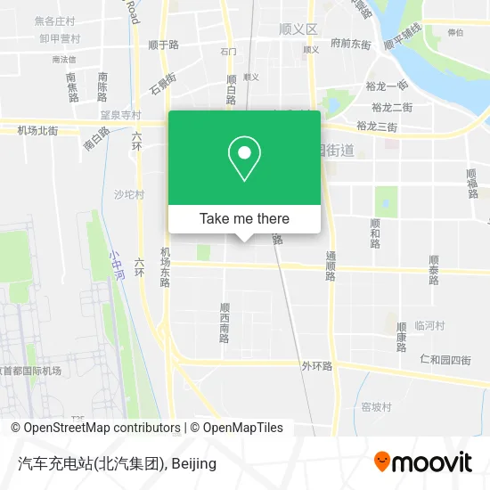 汽车充电站(北汽集团) map