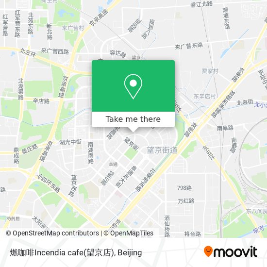 燃咖啡Incendia cafe(望京店) map