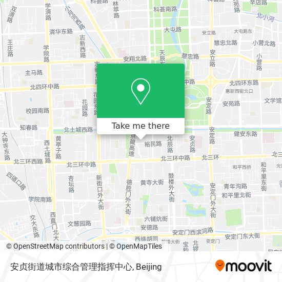 安贞街道城市综合管理指挥中心 map