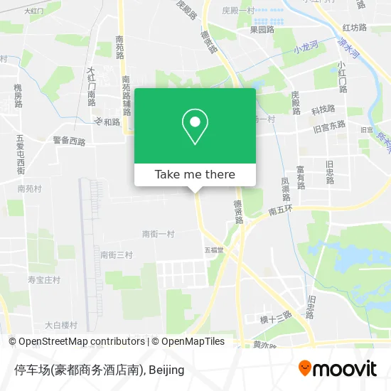 停车场(豪都商务酒店南) map