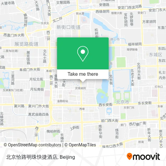 北京恰路明珠快捷酒店 map