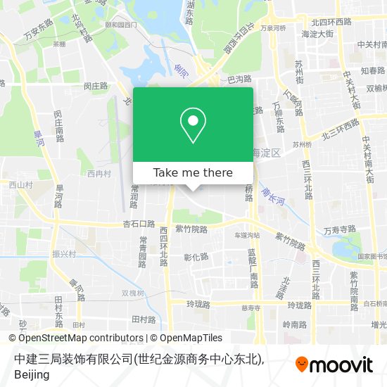 中建三局装饰有限公司(世纪金源商务中心东北) map