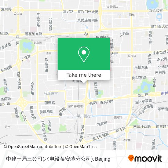 中建一局三公司(水电设备安装分公司) map