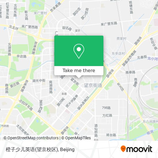 橙子少儿英语(望京校区) map