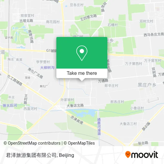 君泽旅游集团有限公司 map