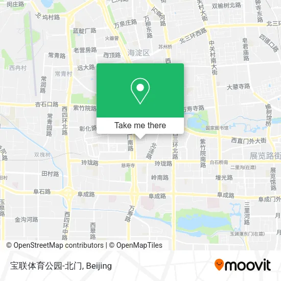 宝联体育公园-北门 map