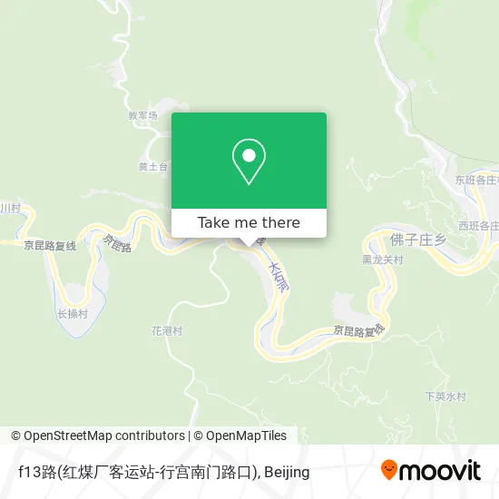f13路(红煤厂客运站-行宫南门路口) map