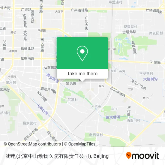 街电(北京中山动物医院有限责任公司) map
