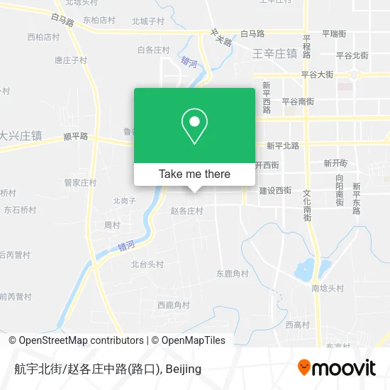 航宇北街/赵各庄中路(路口) map