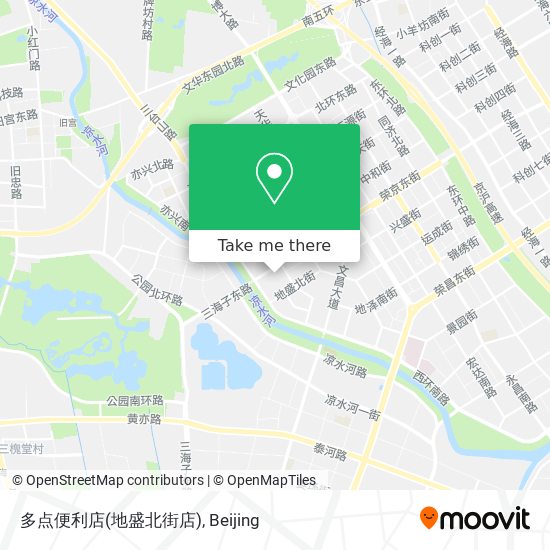 多点便利店(地盛北街店) map
