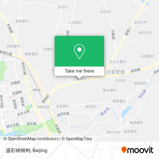 盛彩钢钢构 map