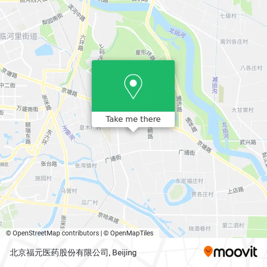 北京福元医药股份有限公司 map