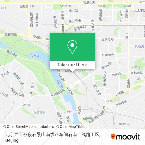 北京西工务段石景山南线路车间石南二线路工区 map