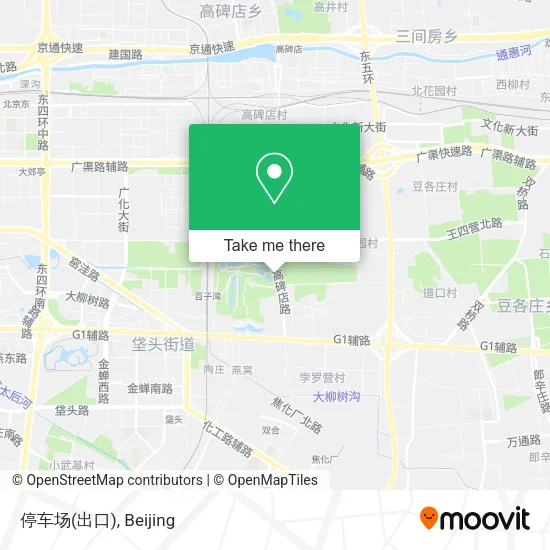 停车场(出口) map