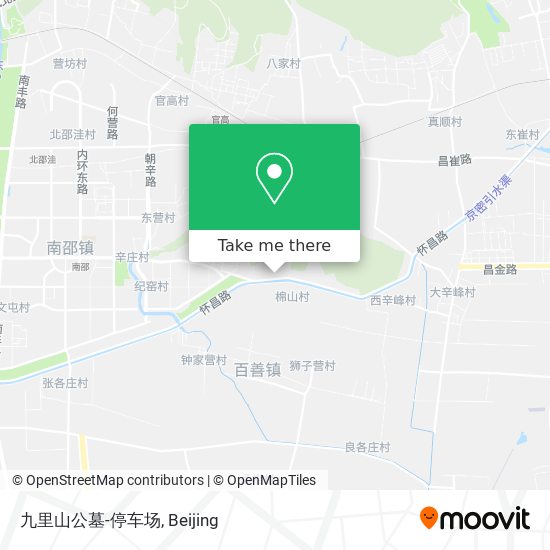 九里山公墓-停车场 map
