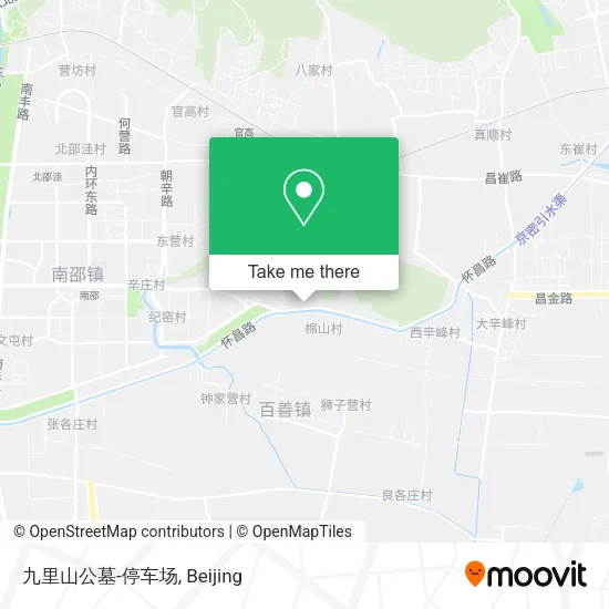 九里山公墓-停车场 map