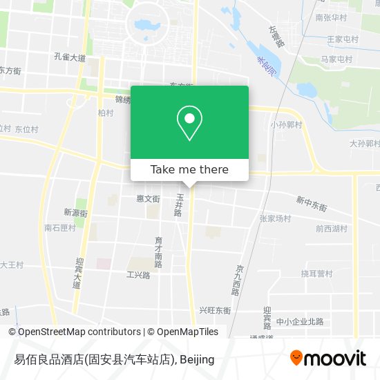 易佰良品酒店(固安县汽车站店) map