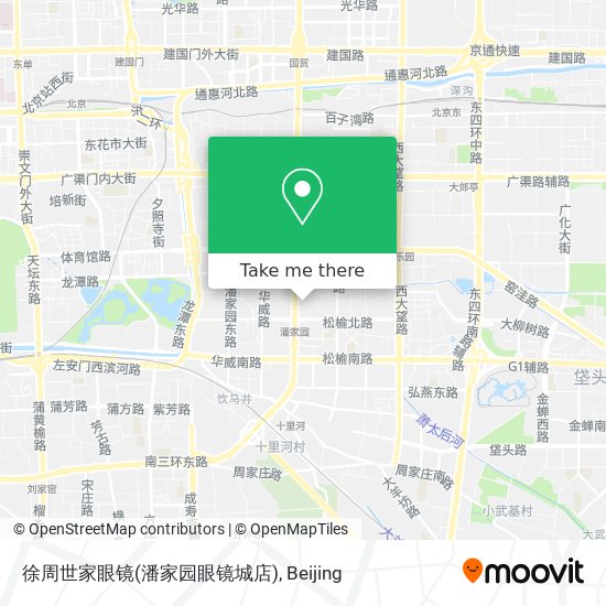徐周世家眼镜(潘家园眼镜城店) map