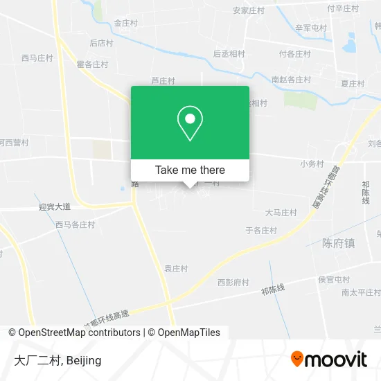 大厂二村 map