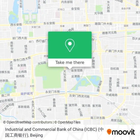 Industrial and Commercial Bank of China (ICBC) (中国工商银行) map